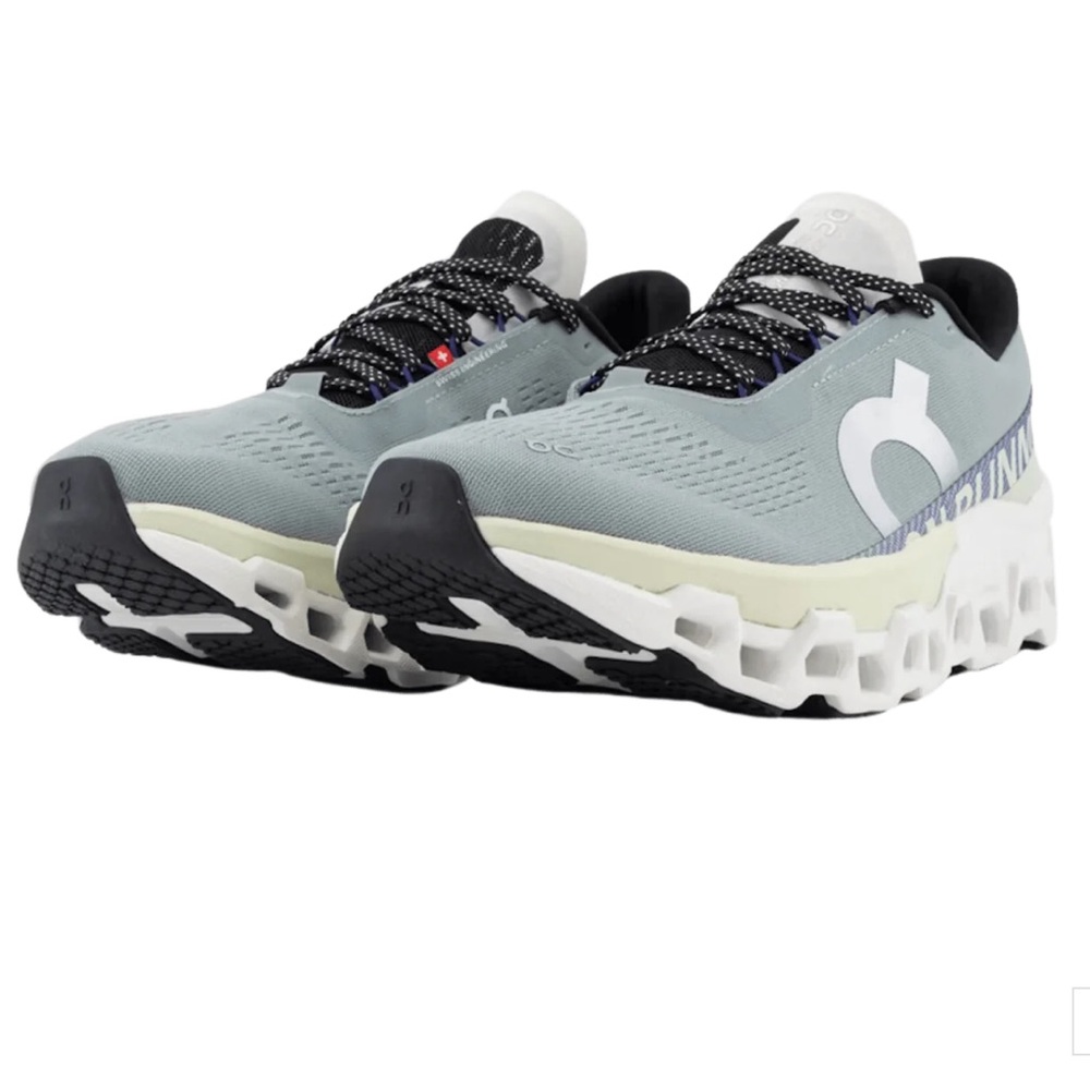 On Running Men's Shoes - Gray, White, and Black